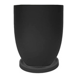 Maceta Plastica Grande Rotomoldeada Copa N 55 Amalfi + Plato