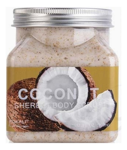 Exfoliante Natural Cara Y Cuerpo De Wokali Coco 350ml