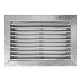 Rejilla Ventilacion 30x15 Fija - Con Mosquitero Galvanizada