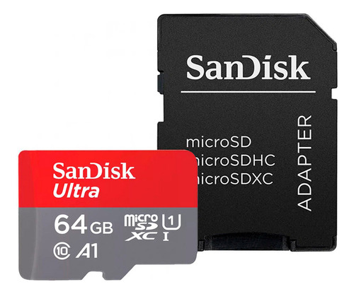 Tarjeta De Memoria Sandisk Ultra Micro Sdhc Clase 64gb