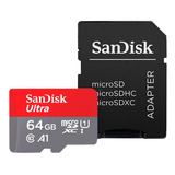 Tarjeta De Memoria Sandisk Ultra Micro Sdhc Clase 64gb