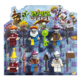 Plantas Vs Zombies Set De 6 Figuras Para Niños