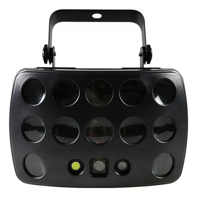 Luz Led Negra Con Forma De Mariposa, 3 En 1, Haz Láser Para