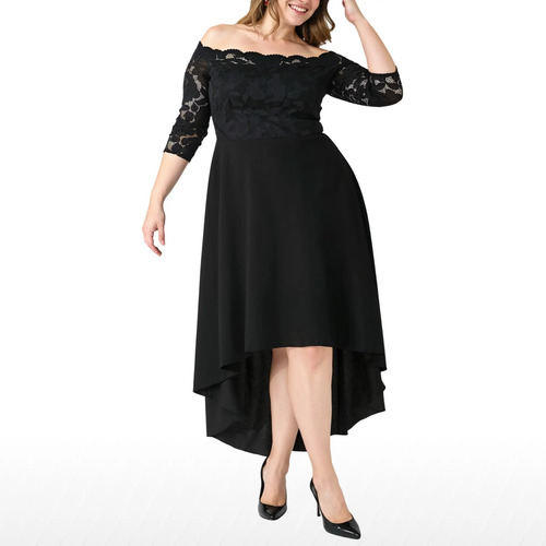 Vestido Encaje Mullet Tallas Extra Grandes Plus Xxxl Curvy | Meses sin interés
