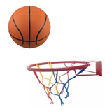 Set Pelota De Basquet + Aro De Basquet 