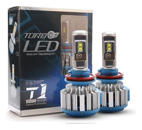 H9 H11 T1 Turbo 70w 7000lm Led Faro Del Coche Lámpara Alta B