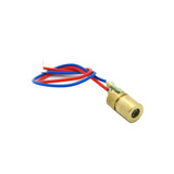 Led Diodo Laser 5v 5mw Rojo Con Lente Cables Arduino Nubbeo