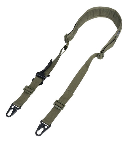 Portafusil Táctico 2 Puntos Bungee Sling Militar Policía Color Ranger Green