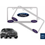 Par Porta Placas Ford Explorer 2.3 2015 A 2019 Original