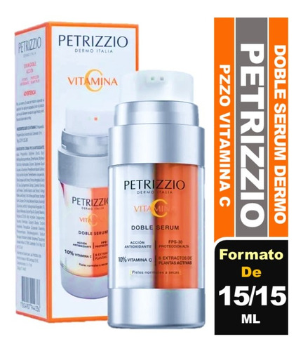 Petrizzio Dermo Doble Serum Vitamina C Fps 30 15ml/15ml