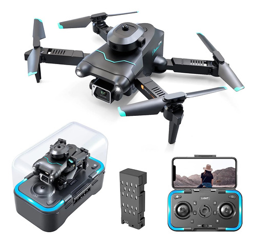 Rehobbkid Mini Dron Para Niños Con Cámara Dual 4k, S96 Plega