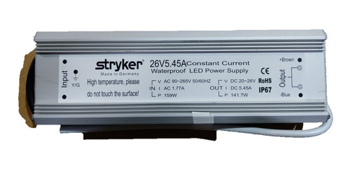 Driver Led 141w Stryker Lampara Led 141w A Prueba De Agua