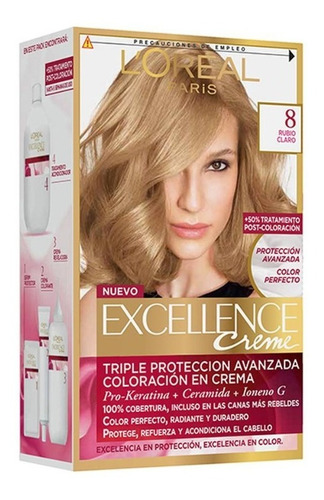 Kit Tintura Excellence Creme Loreal Paris 47g Varios Tonos