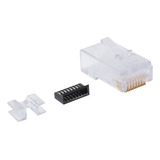 50 Plugs Rj45 Cat6 Para Cable Utp Calibre 23 A 26 Awg