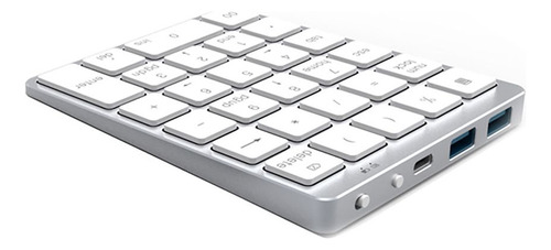 Teclado Numpad Inalámbrico, Teclado Numérico, Recargable, De