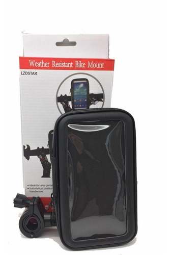 Soporte Porta Celular 6 P Impermeable Moto Con Cargador Usb