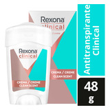 Rexona Clinical Desodorante En Crema 48gr Clean Scent