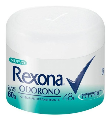 Pack X 3 Unid Desodorante Unisex  Crema Odorono 6 Rexona De