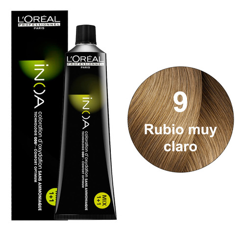 Tintura Permanente Inoa Sin Amoniaco X60gr L'oréal