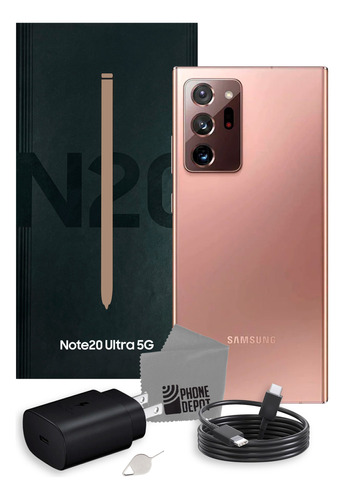 Samsung Galaxy Note20 Ultra 256 Gb Bronce Con Caja Original + Protector 