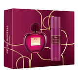 Banderas Set Her Secret Temptation Edt 80 Ml + Deo 2 Unid