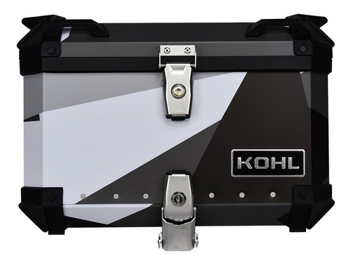 Baúl Kohl Aluminio Gris Negro 50 Lts