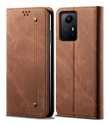 Funda Magnética De Cuero For Xiaomi Redmi Note 12s 4g