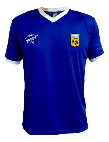 Camiseta Argentina 1986 Mundial 86 Versus Inglaterra Retro