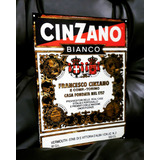 Carteles De Chapa Estilo Vintage Cinzano