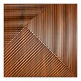 Paneles Decorativos 3d Pvc Color Madera Caoba 5m2 + Adhesivo
