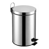 Cesto De Lixo 12 Litros Inox C/ Pedal Banheiro E Cozinha