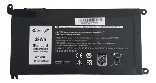 Bateria 39wh Wdx0r Para Notebook Dell Inspiron I14 7460 A20g