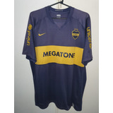 Camiseta Boca Juniors Nike Titular 2008 #10 Riquelme T.xxl