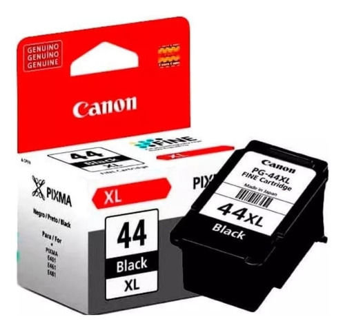 Cartucho Negro 44xl Original Canon E201 E301 E3110 E471