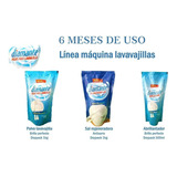 Kit Para Lavavajilla - (4 Polvo + 4 Abrillantador + 4 Sal)