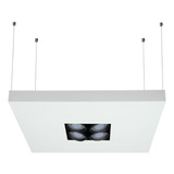 Lampara Colgante Nice 90x90 Luz Directa + Indirecta Con Led