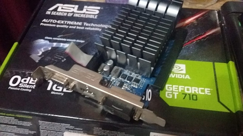 Placa De Video Geforce Asus  Gt 710 1gb 