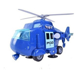 Helicoptero De Rescate Con Luz Y Sonido 3634