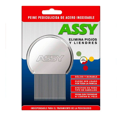 Assy Peine Classic Para Piojos De Metal