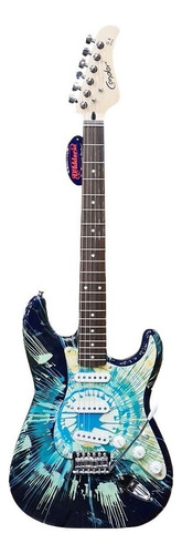 Guitarra Elétrica Condor Gx-40 De  Amieiro Blue Com Diapasão De Pau-rosa