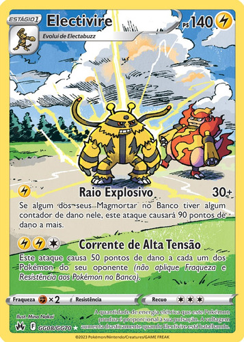 Pokémon: Electivire Galeria De Treinadores  Realeza Absoluta