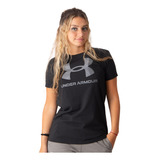 Remera Under Armour Live Sportstyle Mujer Training Negro