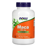 Maca Peruana 500mg Now Foods 250 Veg Caps