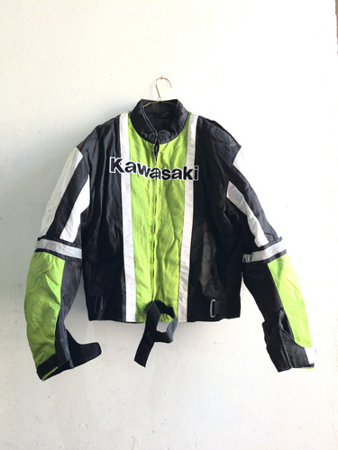 Chamarra De Motociclista Kawasaki Original Con Protecciones