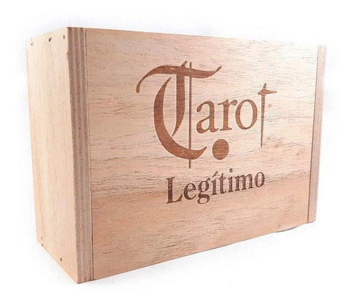 Caja De Madera Para Mazo/cartas De Tarot - Artesanias Rocco