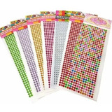 Lamina Stickers Adhesivos Pegatina Decorativas Strass Brillo