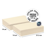 Opalina Marfil Media Carta 225 Gr - 100 Hojas