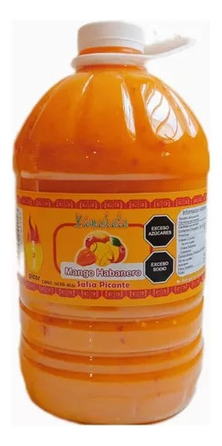 Salsa Alitas Mango Habanero 1 Galon 3.78 L