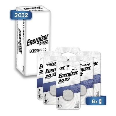 Caja Energizer Botón CR2032 6 Blisters 3v | MercadoLibre