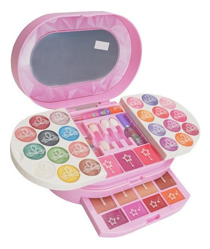 Paleta De Maquillaje Real Para Niña, Kit De Maquillaje De La